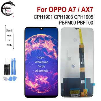 6.2" LCD With Frame For OPPO A7 AX7 LCD Display Screen Touch Panel Sensor Digitizer Assembly For OPPO A7 Display Replacement
6.2" LCD With Frame For OPPO A7 AX7 LCD Display Screen Touch Panel Sensor Digitizer Assembly For OPPO A7 Display Replacement