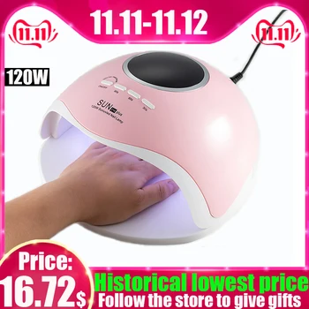 120W LED UV Nail Lamp For Manicure For Nail Dryer SUN Z18Plus Pedicure for all gel polish LCD Smart Timing Automatic Sensor
120W LED UV Nail Lamp For Manicure For Nail Dryer SUN Z18Plus Pedicure for all gel polish LCD Smart Timing Automatic Sensor