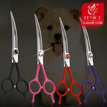 Fenice professional 6.5 inch pet scissors in dog scissors curved grooming scissors cutting shears makas tijeras
Fenice professional 6.5 inch pet scissors in dog scissors curved grooming scissors cutting shears makas tijeras
