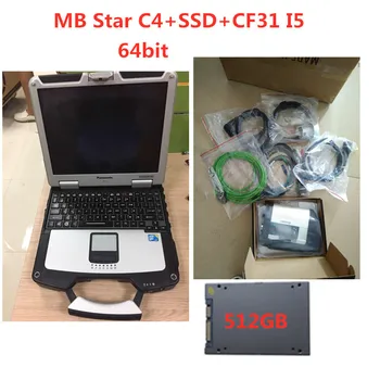 MB Star C4 SD Connect Compact 4 with 2020.06 SSD Software and CF31 I5 Laptop Toughbook Diagnose Tool OBD2 Scanner Ready to use
MB Star C4 SD Connect Compact 4 with 2020.06 SSD Software and CF31 I5 Laptop Toughbook Diagnose Tool OBD2 Scanner Ready to use