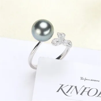 Real 925 Sterling Silver Women Wedding Engagement Ring Adjustable Simple Round Pearl Ring Mounting
Real 925 Sterling Silver Women Wedding Engagement Ring Adjustable Simple Round Pearl Ring Mounting