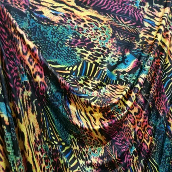 Colourful Small Leopard Print Elastic Milk Silk Cloth Fabric For Sewing Latin Dance Dress DIY Print Cloth Fabric By Meter
Colourful Small Leopard Print Elastic Milk Silk Cloth Fabric For Sewing Latin Dance Dress DIY Print Cloth Fabric By Meter
