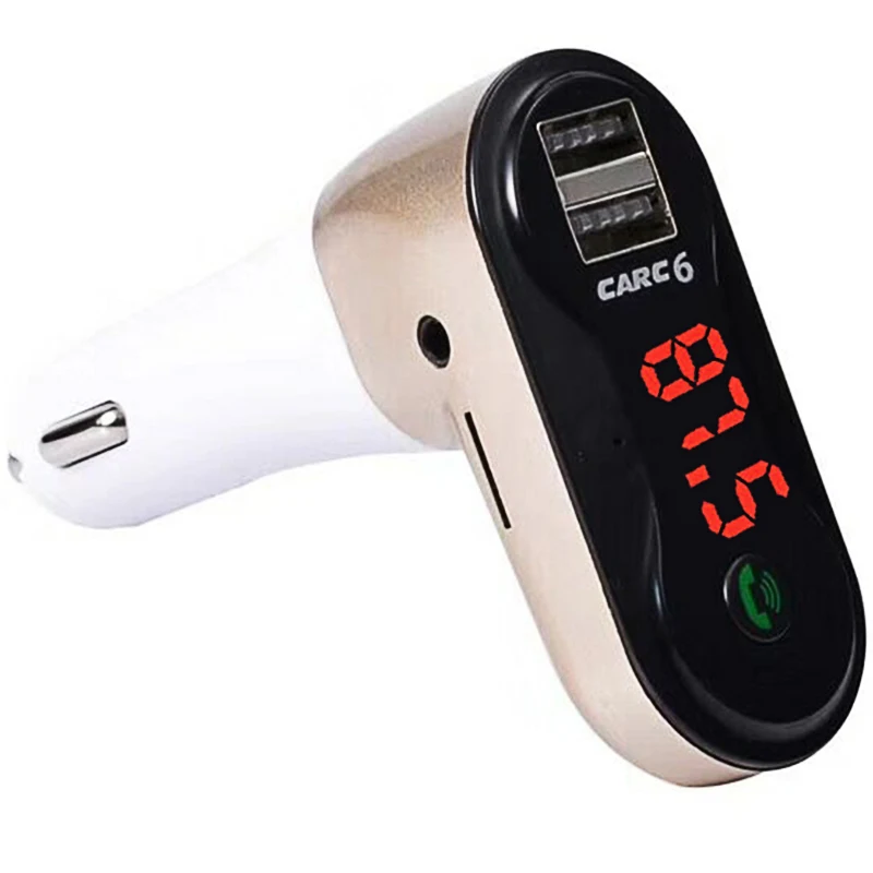 FM Transmitter Aux Modulator Wireless Bluetooth Handsfree Car Kit Car Audio MP3 Player with Dual USB Car Charger TF SD USB LCD
FM Transmitter Aux Modulator Wireless Bluetooth Handsfree Car Kit Car Audio MP3 Player with Dual USB Car Charger TF SD USB LCD
