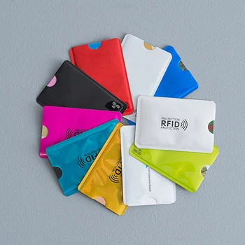 Anti Rfid Blocking Reader Lock Card Holder Id Bank Card Case Protection Aluminium Sleeve Smart Anti-theft Credit Card Holder
Anti Rfid Blocking Reader Lock Card Holder Id Bank Card Case Protection Aluminium Sleeve Smart Anti-theft Credit Card Holder