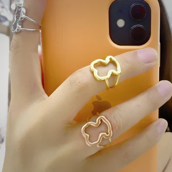 Hot Sell Finger Ring bear rings ring stainless steel jewelry for lovers ring cute style Top-grade Plated Factory Price wholesale
Hot Sell Finger Ring bear rings ring stainless steel jewelry for lovers ring cute style Top-grade Plated Factory Price wholesale