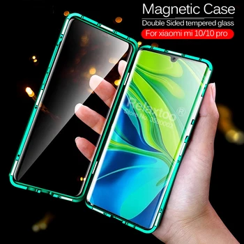 Magnetic Case For xiaomi mi note 10 Double Sided tempered glass phone cover on xiomi mi note 10 pro note10 Metal book Flip coque
Magnetic Case For xiaomi mi note 10 Double Sided tempered glass phone cover on xiomi mi note 10 pro note10 Metal book Flip coque