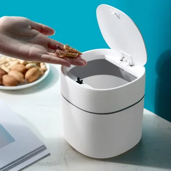 K Northern Europe Mini- Desktop Trash Household Kitchen Desk Basket Yes Cover Sundries Accept Clean Canister
K Northern Europe Mini- Desktop Trash Household Kitchen Desk Basket Yes Cover Sundries Accept Clean Canister