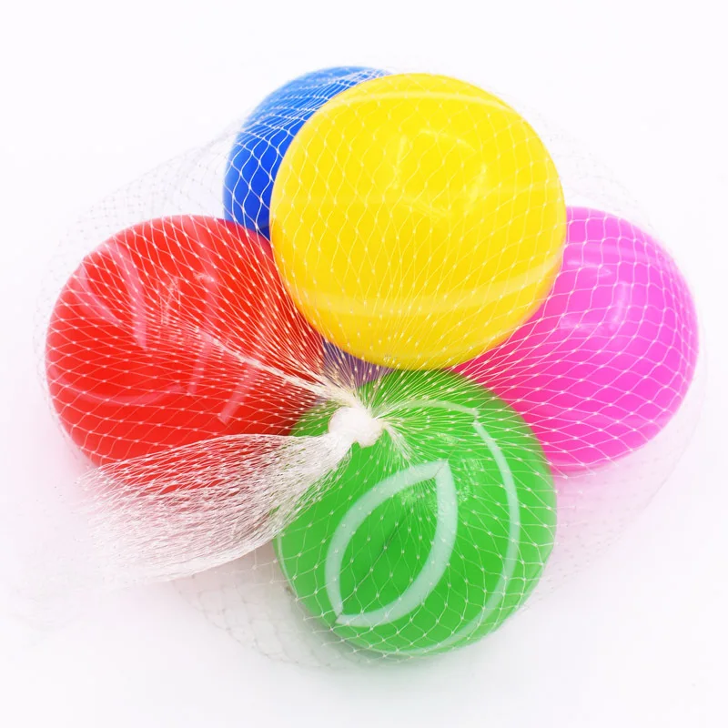 

Oceans Ball Pool Water Toys 5 PCS Net Pocket Color Plastic 6.5 Cm Ocean Ball Amusement Park Ball 2 Yuan Shop