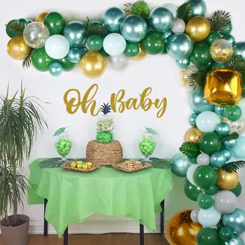 QIFU 167PCS Green Balloon Set Baby Shower Baloon Happy 1st Birthday Party Decor Kids Balon Wild One Jungle Safari Party Ballons
QIFU 167PCS Green Balloon Set Baby Shower Baloon Happy 1st Birthday Party Decor Kids Balon Wild One Jungle Safari Party Ballons