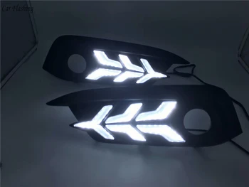 Car Flashing 1 set For Honda Civic 10th 2016 2017 2018 Turning Yellow Signal LED DRL Daytime Running Light Daylight lamps
Car Flashing 1 set For Honda Civic 10th 2016 2017 2018 Turning Yellow Signal LED DRL Daytime Running Light Daylight lamps