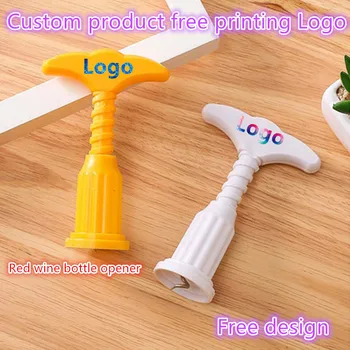 100pcs custom logo plastic Wine Bottle Opener Mini Red Corkscrew Wine Opener Kitchen Tools Gadgets Accessories Free print Logo
100pcs custom logo plastic Wine Bottle Opener Mini Red Corkscrew Wine Opener Kitchen Tools Gadgets Accessories Free print Logo