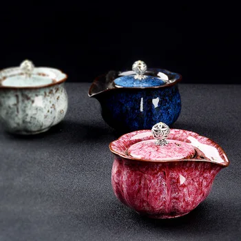 Kiln Baked Temmoku Glaze Teapot Single Teapot Jianzhan Kung Fu Tea Set Pot Japanese-Style Small Number Household Ceramic Teapot
Kiln Baked Temmoku Glaze Teapot Single Teapot Jianzhan Kung Fu Tea Set Pot Japanese-Style Small Number Household Ceramic Teapot