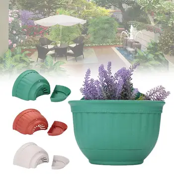 Hanging Plant 1.4L Hanging Planters for Indoor Plants Half Round Plastic Flowerpot Decoration Imitation Striae
Hanging Plant 1.4L Hanging Planters for Indoor Plants Half Round Plastic Flowerpot Decoration Imitation Striae