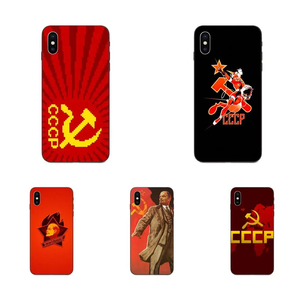Vertical Phone Case For Huawei Honor 5A 6A 6C 7A 7C 7X 8 8A 8C 8X 9 9X 10 10i 20 Lite Pro Lenin In Ussr | Мобильные телефоны и
