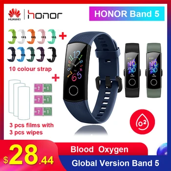 Global Version Huawei Honor Band 5 Smart Band Swim Waterproof Fitness Bracelet Tracker Heart Rate Blood Oxygen AMOLED Smartwatch
Global Version Huawei Honor Band 5 Smart Band Swim Waterproof Fitness Bracelet Tracker Heart Rate Blood Oxygen AMOLED Smartwatch