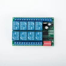 RS484 Relay module Modbus RTU protocol control switch for Serial port PLC 8 channel
RS484 Relay module Modbus RTU protocol control switch for Serial port PLC 8 channel