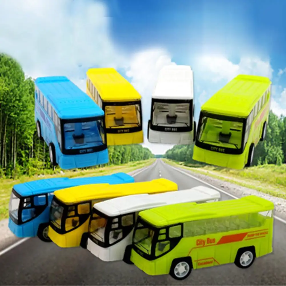 Miniature Toy Car Small Simulation Pull Back City Bus Model Mini Portable Cartoon Plastic Puzzle Toy Car for Children 4 Colors
Miniature Toy Car Small Simulation Pull Back City Bus Model Mini Portable Cartoon Plastic Puzzle Toy Car for Children 4 Colors