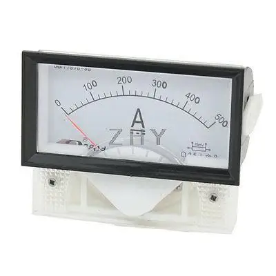 Plastic Case DC 0-500A Current Analog Panel Meter Ammeter Tester
Plastic Case DC 0-500A Current Analog Panel Meter Ammeter Tester