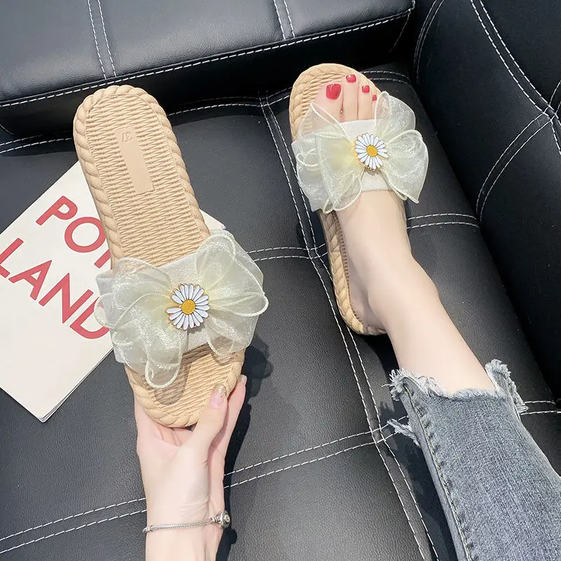 Women Summer Casual Slides Comfortable Slippers Striped Bow Flip Flops Platform Sandals Ladies Outdoor Fashion Open Toe Shoes
Women Summer Casual Slides Comfortable Slippers Striped Bow Flip Flops Platform Sandals Ladies Outdoor Fashion Open Toe Shoes