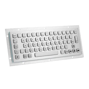 Kiosk IP65 mini vandalproof robust keyboard,65 keys Rear Mounting metal panel keyboard without integrated trackball and touchpad
Kiosk IP65 mini vandalproof robust keyboard,65 keys Rear Mounting metal panel keyboard without integrated trackball and touchpad