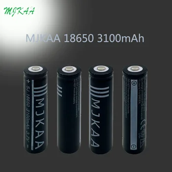 MJKAA 4/6Pcs 18650 3.7V 3100mAh Rechargeable Lithium Battery for Led Flashlight Headlamp Player Speake Li-ion Batteries
MJKAA 4/6Pcs 18650 3.7V 3100mAh Rechargeable Lithium Battery for Led Flashlight Headlamp Player Speake Li-ion Batteries