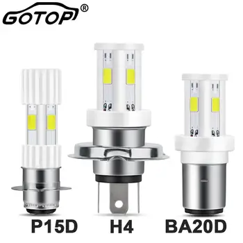 BA20D H6 H4 P15D Led Motorcycle Headlight HS1 Ceramic Lamp 3 Sides COB Chip 1200LM White Motorbike Head Lamp Scooter Accessories
BA20D H6 H4 P15D Led Motorcycle Headlight HS1 Ceramic Lamp 3 Sides COB Chip 1200LM White Motorbike Head Lamp Scooter Accessories