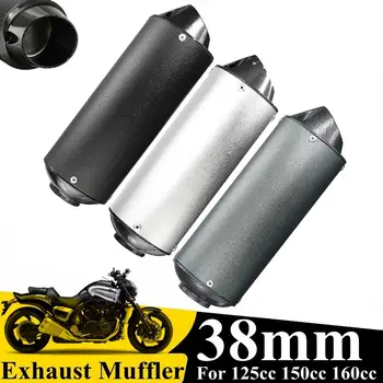 New 38mm Motorcycle Motorbike Exhaust Muffler Pipe Aluminium Alloy Exhaust For 125cc 150cc 160cc Dirt Pit Bike ATV for Kawasaki
New 38mm Motorcycle Motorbike Exhaust Muffler Pipe Aluminium Alloy Exhaust For 125cc 150cc 160cc Dirt Pit Bike ATV for Kawasaki
