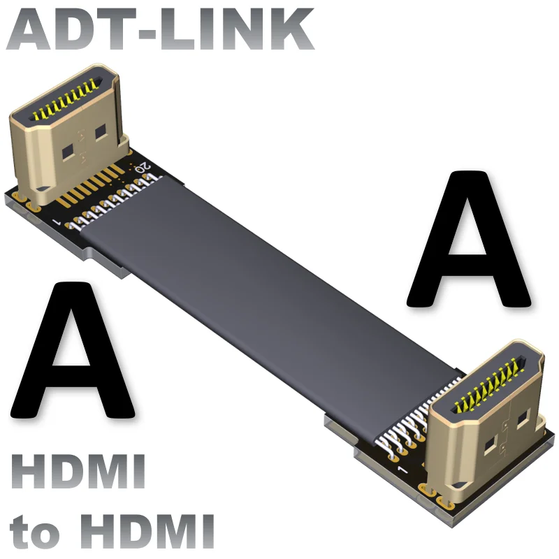 ADT HDMI to HDMI flat Standard HDMI A type V2.0 built-in extension cable supports 2K / 144hz 4K / 60Hz flat cable computer wire
ADT HDMI to HDMI flat Standard HDMI A type V2.0 built-in extension cable supports 2K / 144hz 4K / 60Hz flat cable computer wire