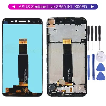 100% Tested For ASUS Zenfone Live ZB501KL X00FD Touch Screen Digitizer Glass LCD Display Assembly With Frame+ Tools
100% Tested For ASUS Zenfone Live ZB501KL X00FD Touch Screen Digitizer Glass LCD Display Assembly With Frame+ Tools