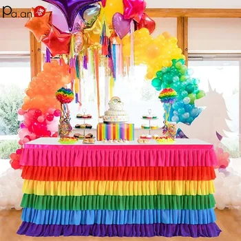 Table Tutu Tulle Table Skirt Rainbow Layered Cake Table Hawaiian Decoration Baby Shower Wedding Banquets Theme Birthday Party
Table Tutu Tulle Table Skirt Rainbow Layered Cake Table Hawaiian Decoration Baby Shower Wedding Banquets Theme Birthday Party