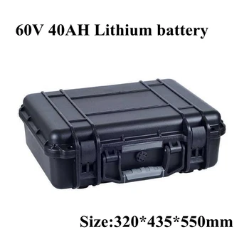 Suitcase 60v 40Ah Li-ion Battery Pack Waterproof for RV EV 3kw 2kw Motor 45ah 50ah Power Storage Energy Bike Portable + Charger
Suitcase 60v 40Ah Li-ion Battery Pack Waterproof for RV EV 3kw 2kw Motor 45ah 50ah Power Storage Energy Bike Portable + Charger