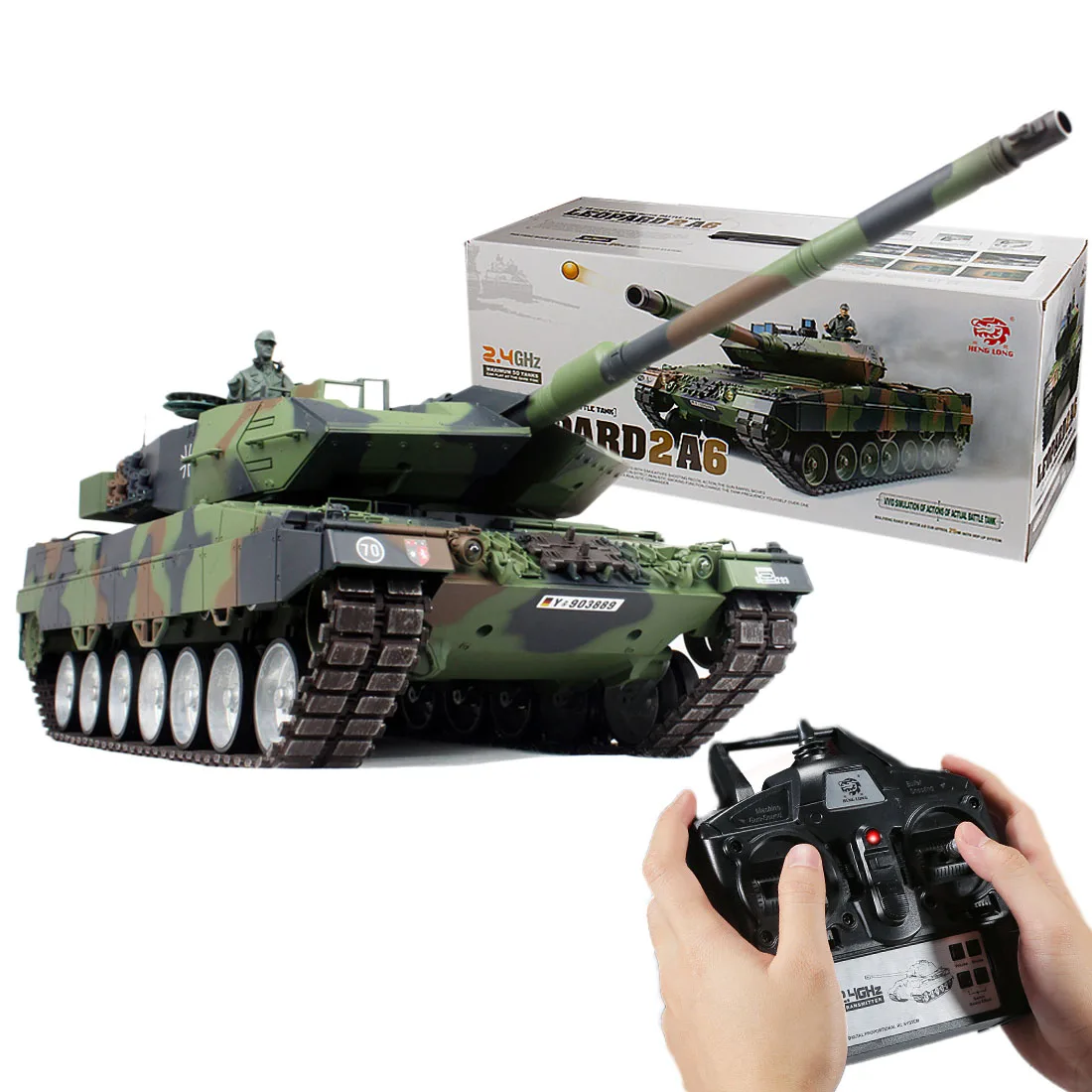1:16 German Leopard Main Battle Tank 2.4G Remote Control Model Military Tank With Sound Smoke Shooting Effect
1:16 German Leopard Main Battle Tank 2.4G Remote Control Model Military Tank With Sound Smoke Shooting Effect