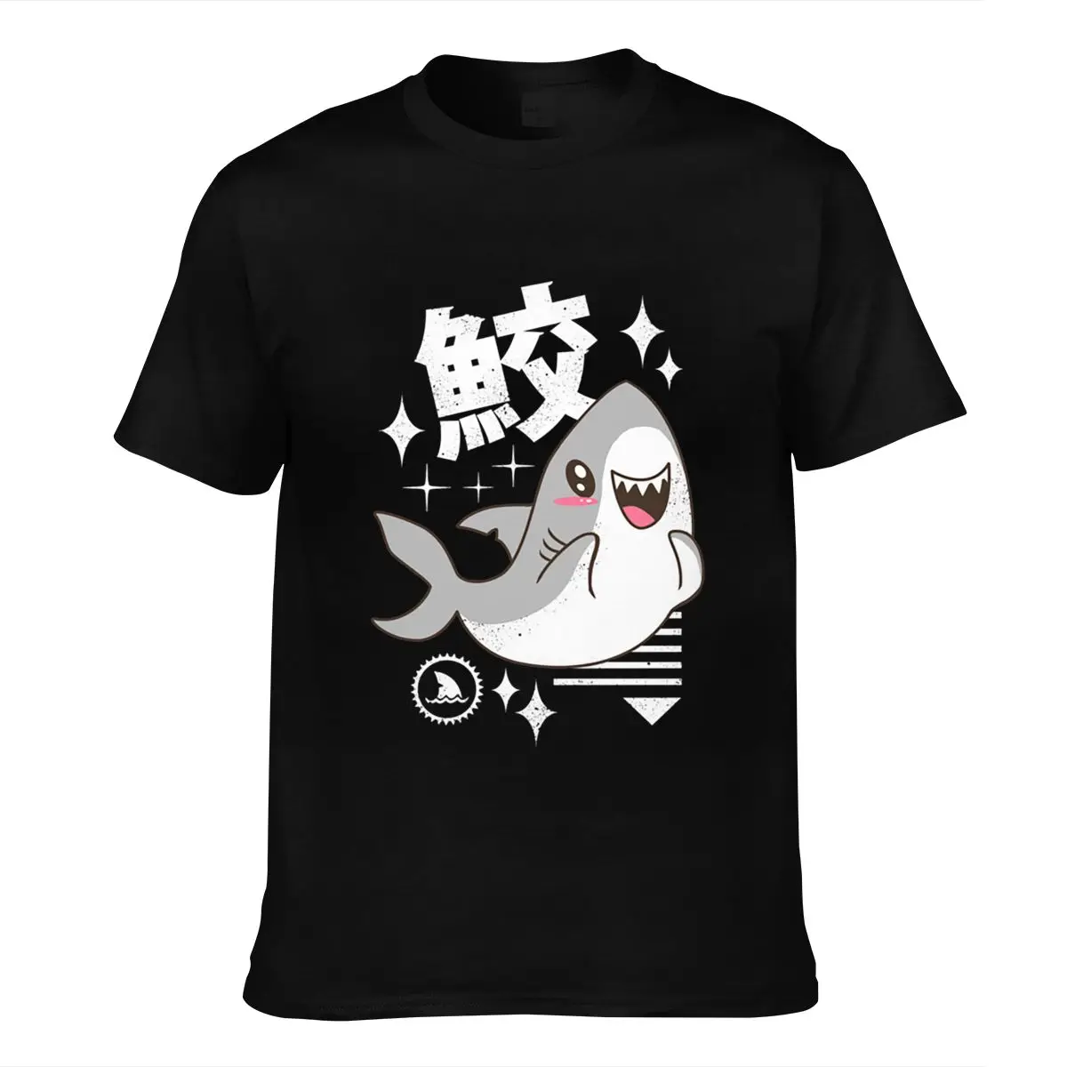 Kawaii Shark T-Shirt Men Funny Clothes Japan Kanji Print T Shirt Street Style Cute Tops Cotton Tee Summer Black Tshirt New
Kawaii Shark T-Shirt Men Funny Clothes Japan Kanji Print T Shirt Street Style Cute Tops Cotton Tee Summer Black Tshirt New