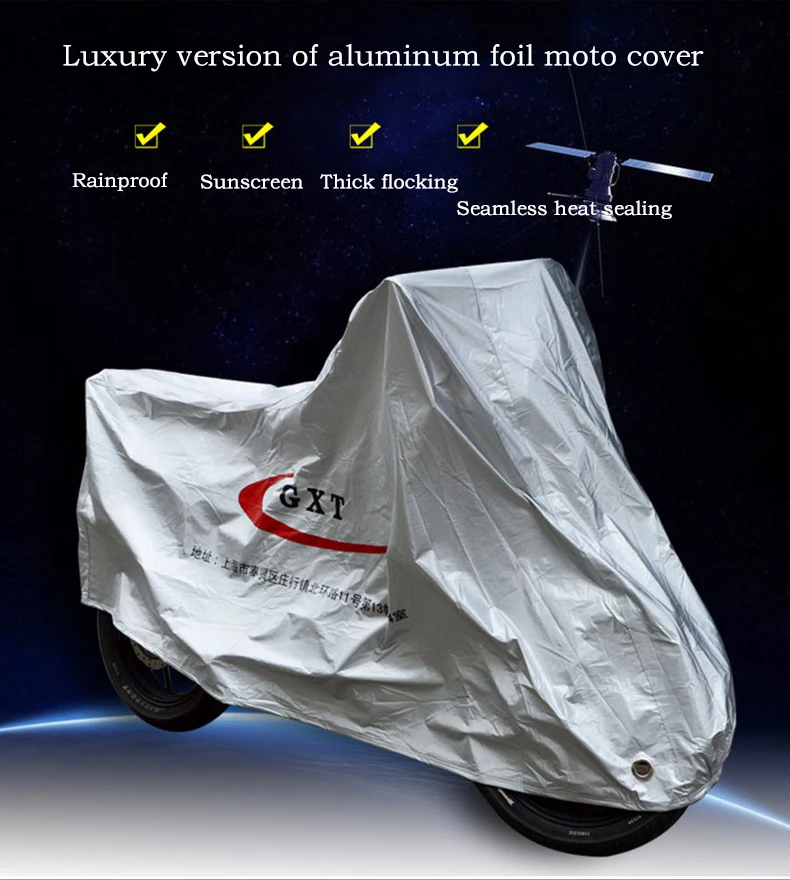 Outdoor Scooter Motorcycle Cover Dust Waterproof Motor Hoes Anti-UV Cover Racing Capa Moto Housse Bike Rain Dustproof Cover
Outdoor Scooter Motorcycle Cover Dust Waterproof Motor Hoes Anti-UV Cover Racing Capa Moto Housse Bike Rain Dustproof Cover