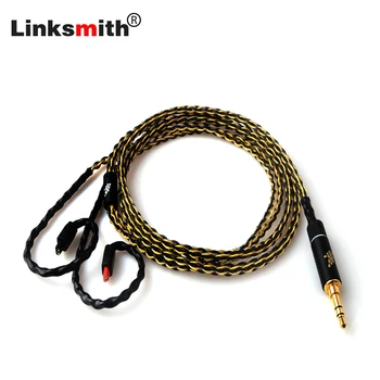 8 Core 7N HIFI Copper Gold-plated Silver Cable IM50/IM70/IM02/03/04 Headphone Upgrade Cable 4.4mm Balanced Line 3.5mm Jack 
8 Core 7N HIFI Copper Gold-plated Silver Cable IM50/IM70/IM02/03/04 Headphone Upgrade Cable 4.4mm Balanced Line 3.5mm Jack