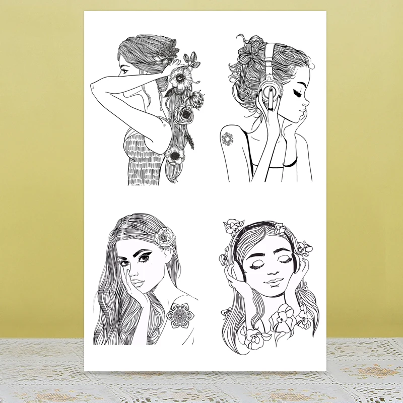 AZSG Fashion Girl Clear Stamps/Seals For DIY Scrapbooking/Card Making/Album Decorative Silicone Stamp Crafts
AZSG Fashion Girl Clear Stamps/Seals For DIY Scrapbooking/Card Making/Album Decorative Silicone Stamp Crafts