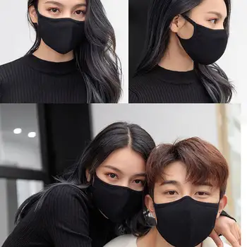 1PC Unisex Black Mask Soft Cotton Winter Breathing Mask Anti-Dust Earloop Mouth Face Cover Outdoor Riding
1PC Unisex Black Mask Soft Cotton Winter Breathing Mask Anti-Dust Earloop Mouth Face Cover Outdoor Riding
