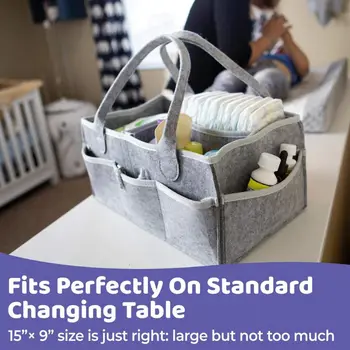 Baby Diaper Organizer Portable Holder Bag for Changing Table and Car, Nursery XXFE
Baby Diaper Organizer Portable Holder Bag for Changing Table and Car, Nursery XXFE