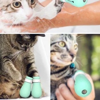 4pcs Home Washing Grooming Hole Design Protection Anti Scratch Cutting Nails Pet Bath Precaution Cat Foot Cover Soft Silicone
4pcs Home Washing Grooming Hole Design Protection Anti Scratch Cutting Nails Pet Bath Precaution Cat Foot Cover Soft Silicone