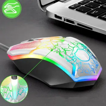 Wired Gaming Keyboard Mouse Combo Set Colorful LED Backlit Computer Keyboad 28GE
Wired Gaming Keyboard Mouse Combo Set Colorful LED Backlit Computer Keyboad 28GE