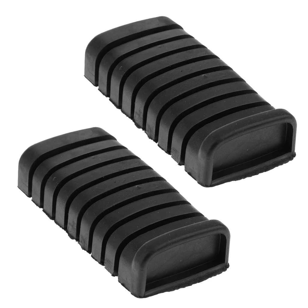 1 Pair Rubber Nonslip Footrest Pedal Foot Peg Cover for Honda WY125 WY 125