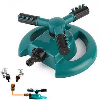 Garden Sprinklers Automatic Watering Grass Lawn 360 Degree 3 Nozzle Circle Rotating Irrigation System for Garden/ Green Space
Garden Sprinklers Automatic Watering Grass Lawn 360 Degree 3 Nozzle Circle Rotating Irrigation System for Garden/ Green Space