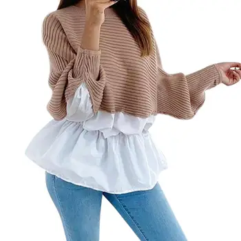 Women Retro o Turtleneck Knitted Long Pullovers Autumn Winter Casual Loose Solid Sweaters Thick Knitting Jumper Pull 
Women Retro o Turtleneck Knitted Long Pullovers Autumn Winter Casual Loose Solid Sweaters Thick Knitting Jumper Pull