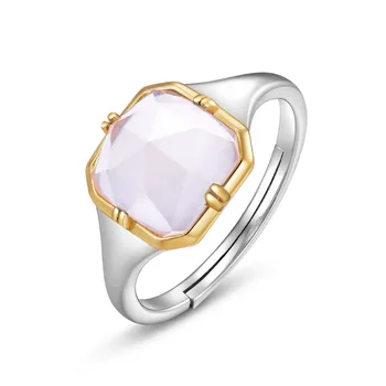 Simple Synthetic Pink Crystal Ross Quartz Ring Female Princess and Knight Theme Ring
Simple Synthetic Pink Crystal Ross Quartz Ring Female Princess and Knight Theme Ring