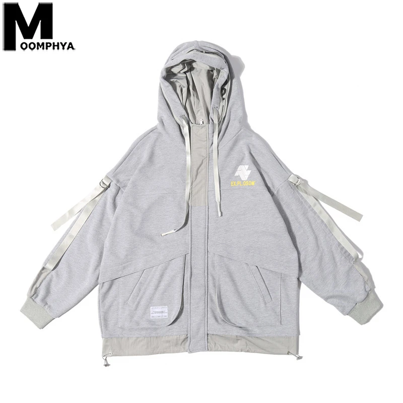 Moomphya Buckle Ribbons Lightning Printed Hooded Men Jacket Styles 2019 Zip Windbreaker Coats Men Streetwear Tops Jacket Men
Moomphya Buckle Ribbons Lightning Printed Hooded Men Jacket Styles 2019 Zip Windbreaker Coats Men Streetwear Tops Jacket Men