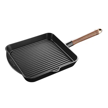Cast iron steak frying pan stripe household small fry steak pan uncoated non stick suit roasting grill pot barbecue press tool
Cast iron steak frying pan stripe household small fry steak pan uncoated non stick suit roasting grill pot barbecue press tool
