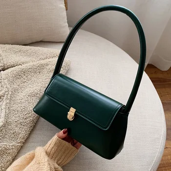 2019 New Vintage Baguette Shoulder Bag Women Small Leather Handbag Brand Retro Subaxillary Bag Lady's Messenger Bag Female Bols
2019 New Vintage Baguette Shoulder Bag Women Small Leather Handbag Brand Retro Subaxillary Bag Lady's Messenger Bag Female Bols