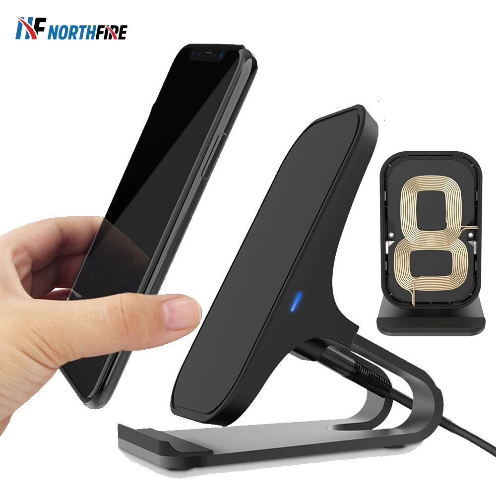 NORTHFIRE Wireless Charger QI 10W Quick Charge 9V 2 Coils Fast Charging For iPhone 11 Pro Max XR X XS Max For Samsung Xiaomi
NORTHFIRE Wireless Charger QI 10W Quick Charge 9V 2 Coils Fast Charging For iPhone 11 Pro Max XR X XS Max For Samsung Xiaomi