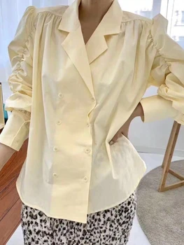 Zosol 2020 Spring New Style Elegant Retro French Pleated Loose-Fit Shirt Women's Slimming Elegant Style Shirt
Zosol 2020 Spring New Style Elegant Retro French Pleated Loose-Fit Shirt Women's Slimming Elegant Style Shirt