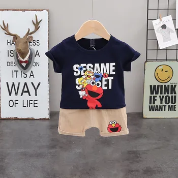 2020 Summer Baby Boys Sets Letters Shirt with Shorts 
2020 Summer Baby Boys Sets Letters Shirt with Shorts